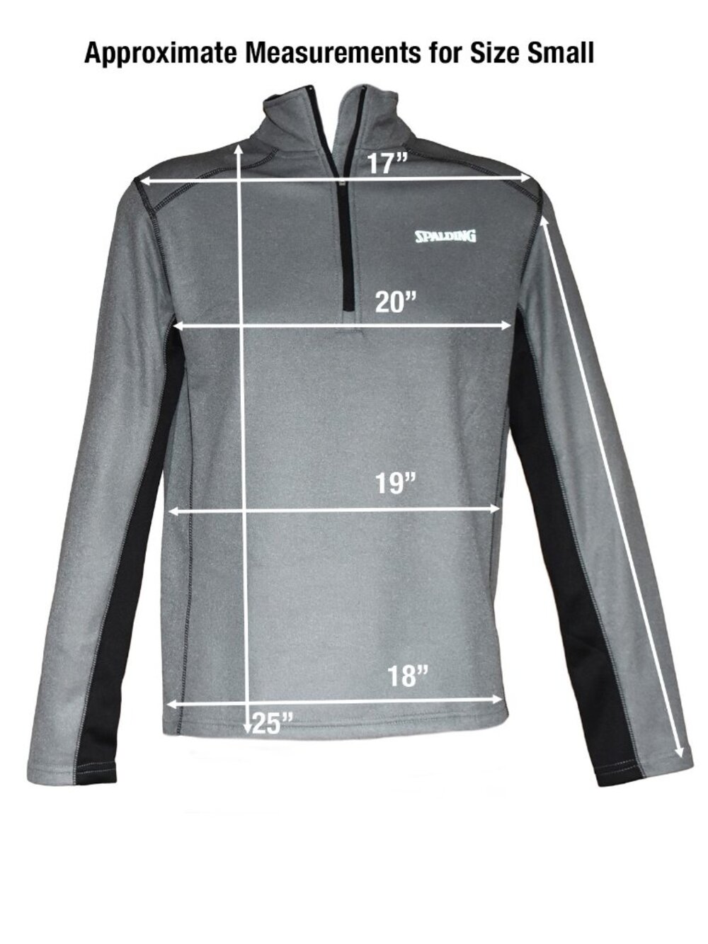 Spalding Men’s Fleece Sweater Intensity Gray Pullover Top Long Sleeve Size S NEW - Picture 4 of 4